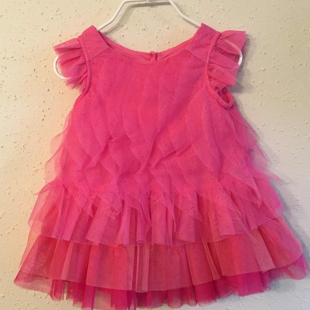 Tulle Multi Layered Dress Pink 6-9 Months Toddler